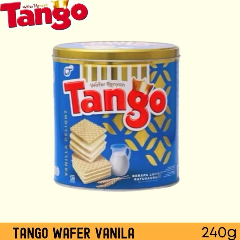 

VIRAL [1Dus Isi 6 ]Tango wafer kaleng VANILLA DAN COKLAT 240g dg-78