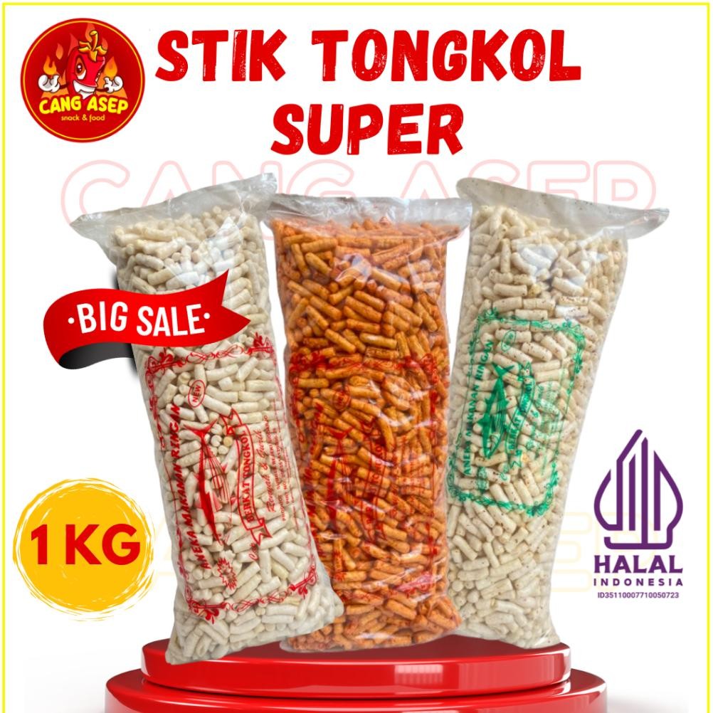 

VIRAL STIK TONGKOL SUPER 1KG - Makanan Ringan Cemilan Snack Food gurih pedas balado ZX41