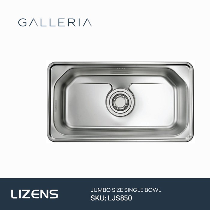 PROMO Lizens Jumbo Bowl Kitchen Sink LJS850/ Bak Cuci Piring