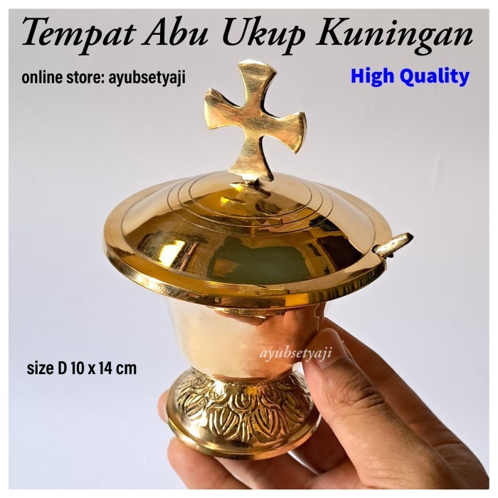 My Navikula Kuningan Pedupaan Katolik Wiruk Tempat Dupa Wadah Abu Brass