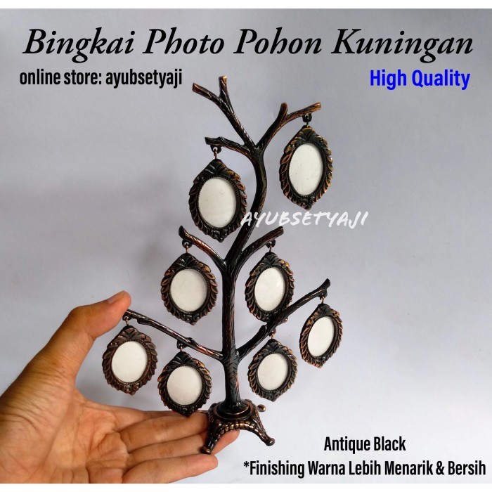 My Figura Foto Keluarga Kuningan Pohon Silsilah Keluarga Hiasan Pajangan