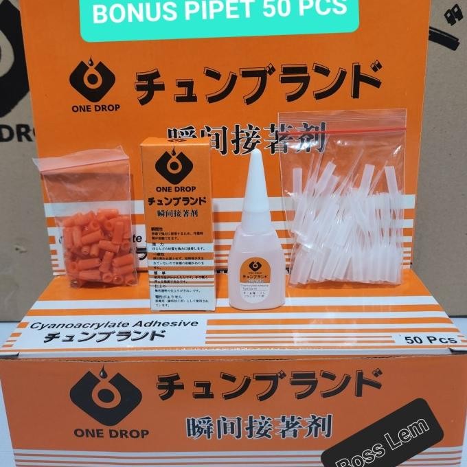 

Miliki Lem Korea/Lem One Drop D25 Kotak/Lem Serbaguna @ 50 Pcs