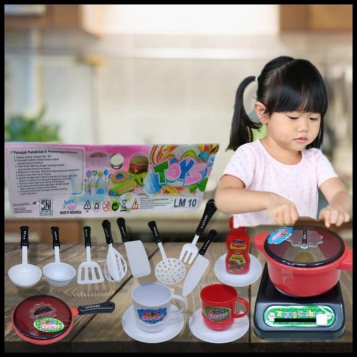 Mainan Masak Masakan Edukasi Kitchen Set Lm 10
