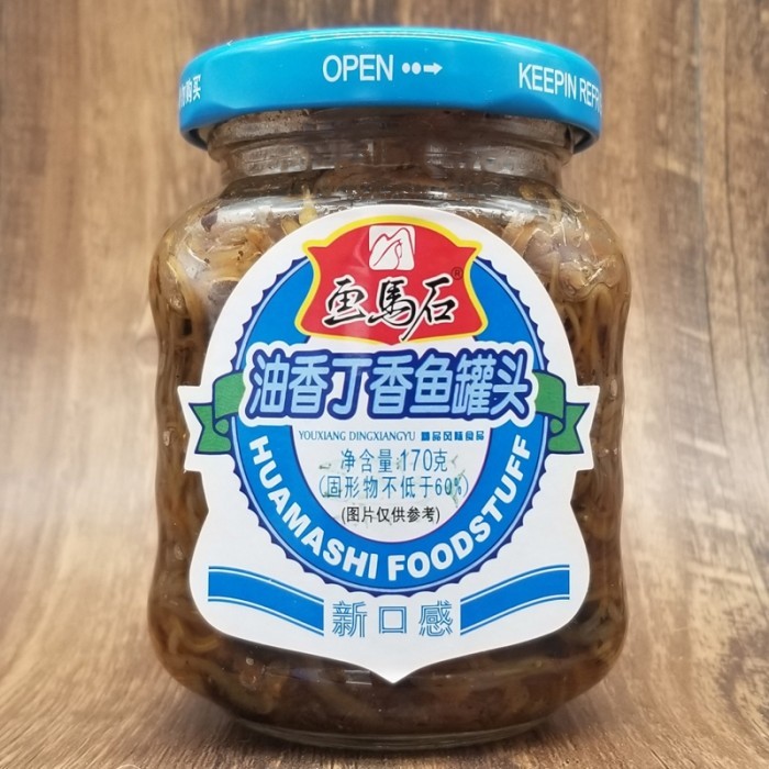 

Canned Fish /Ikan Teri Tausi Minyak You Xiang Ding Yu