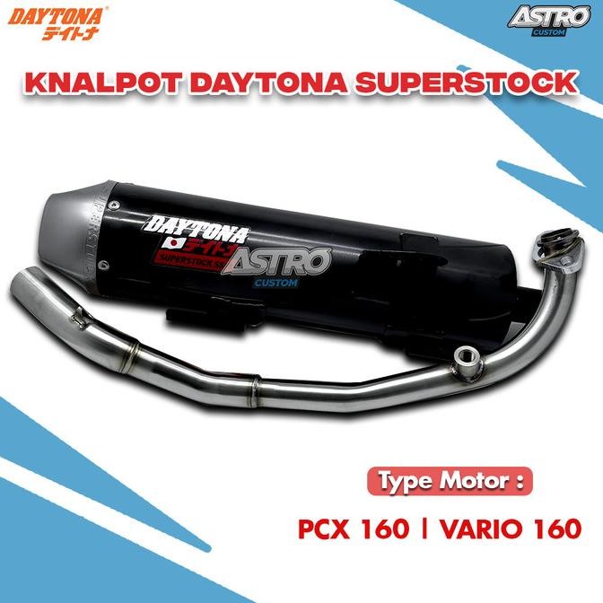 Knalpot Daytona PCX 160 Vario 160 Vario 125 150 Kenalpot Racing Terlaris