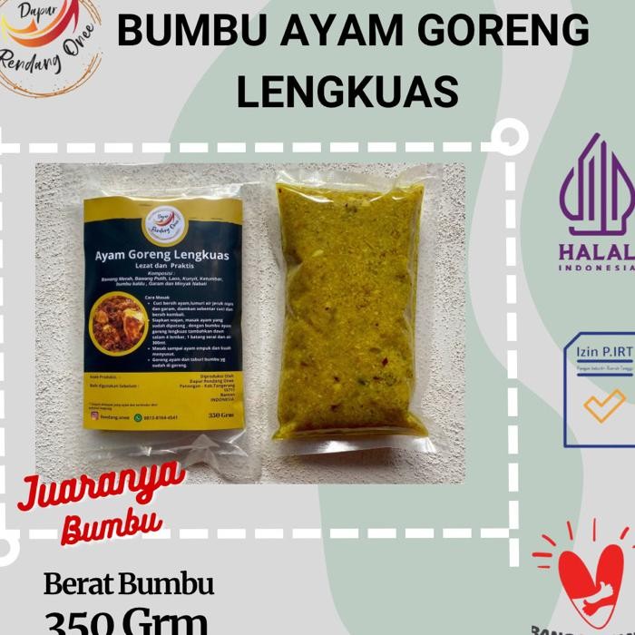 

Bumbu Ayam Goreng Lengua