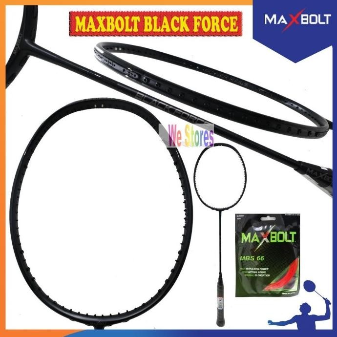 MAXBOLT Black Force Raket Badminton MAXBOLT Black Force