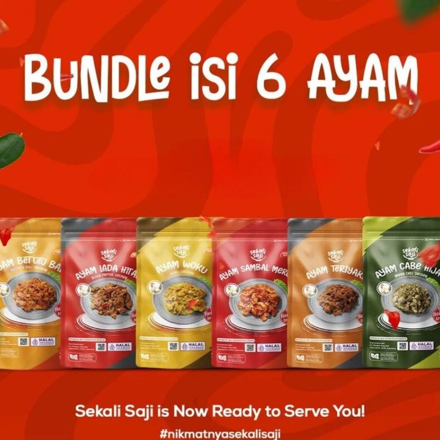

Eali Aji Bundling Paet Ayam Ii 6 Lau Nt 100Gr Maanan Iap Aji Lau Pau Mateng Halal