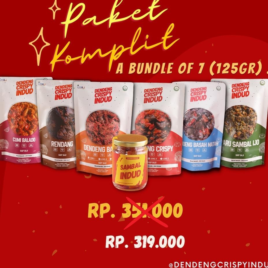 

Gurih Omplit Indud Ii 7 Paet Omplit Dendeng Rendang Ambal Paru Cu 125Gr 250Gr