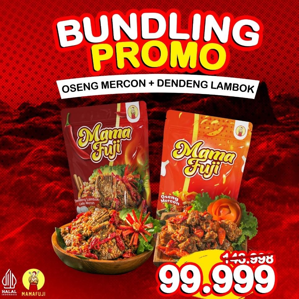 

New Launching Mamafuji Bundling Oeng Mercon Dendeng Lambo Baah 200Gr
