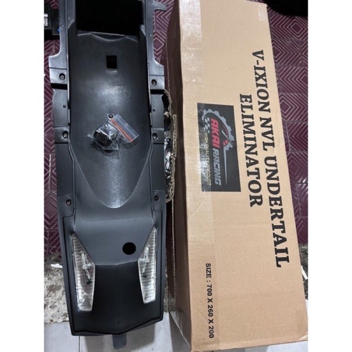 Akai Racing Undertail Fender Sein Led Vixion Tahun 2013-2015 Nvl & Nva