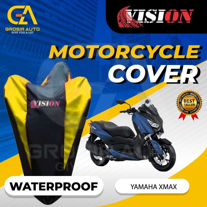 Sarung Motor Xmax / Cover Penutup Motor Warna Anti Air Merk Vision