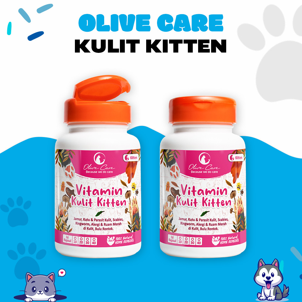 OLIVE CARE VITAMIN KUCING - KULIT KITTEN