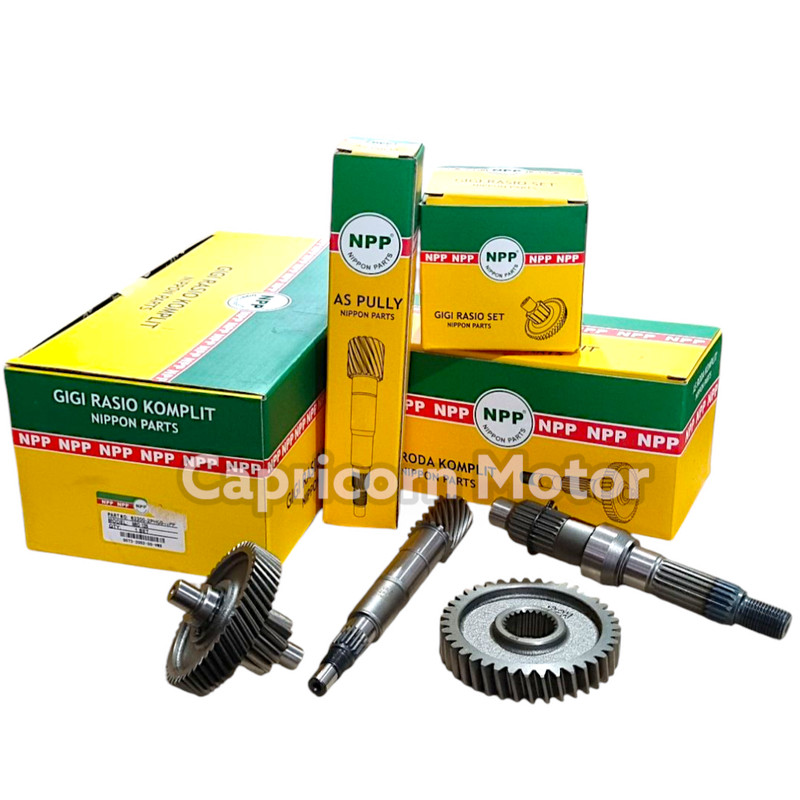 GIGI RASIO ASSY GARDAN SET MIO M3 SOUL GT 125 GEARBOX SUSUN NPP