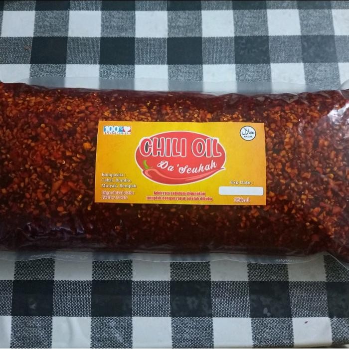 

Chili Oil 1Kg DaSeuhah By Fahda Food Pedas
