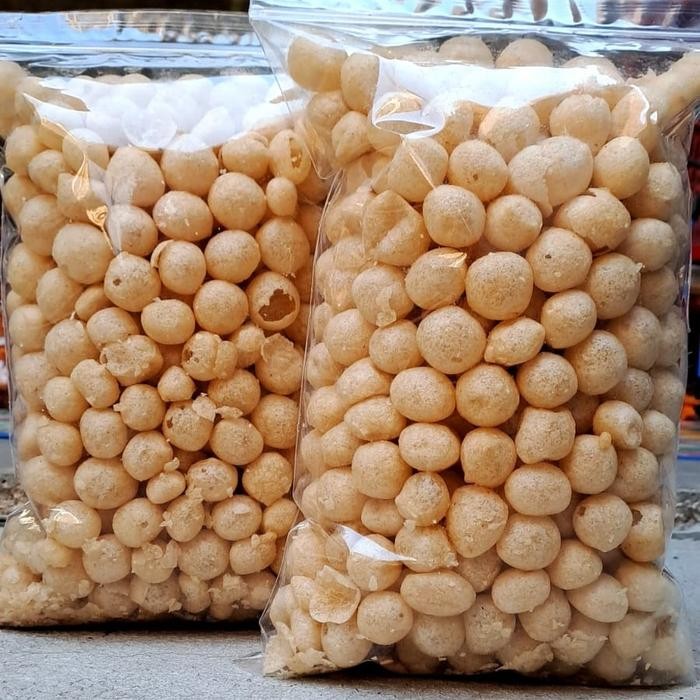 

Cimol Kriuk (Endog Lewo) Rasa Original 500Gr Pedas Singkong Food Snacks Cemilan