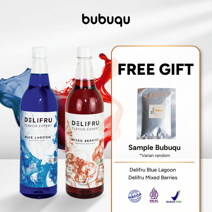 

Paket Bundling Syrup Delifru 2L Sirup Mixed Berries + Blue Lagoon 1L