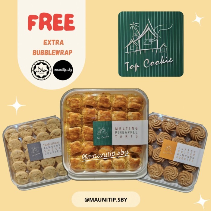 

Melting Pineapple Top Cookies / Nastar Top Cookies / Nastar Viral di Malaysia / Top Cookies Termurah