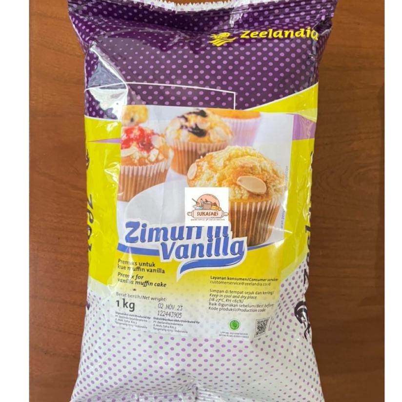 

Zimuffin Vanilla 1G Tepung Pre Muffin Vanilla Zeelandia
