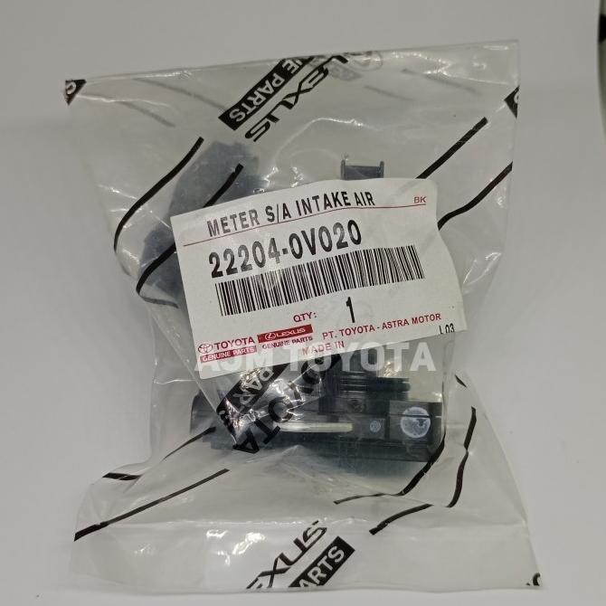

SENSOR MAF MAP AIRFLOW SIENTA NEW YARIS NEW VIOS NEW ALTIS CAMRY ALPHARD ORIGINAL 22204-0V020 STOK TERBATAS