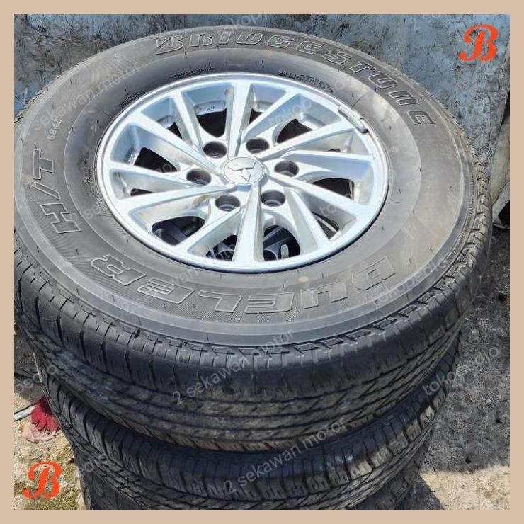 [2SM] BAN VELG MITSUBISHI ALL NEW PAJERO SPORT EXCEED 265/70 R16 BRIDGESTONE