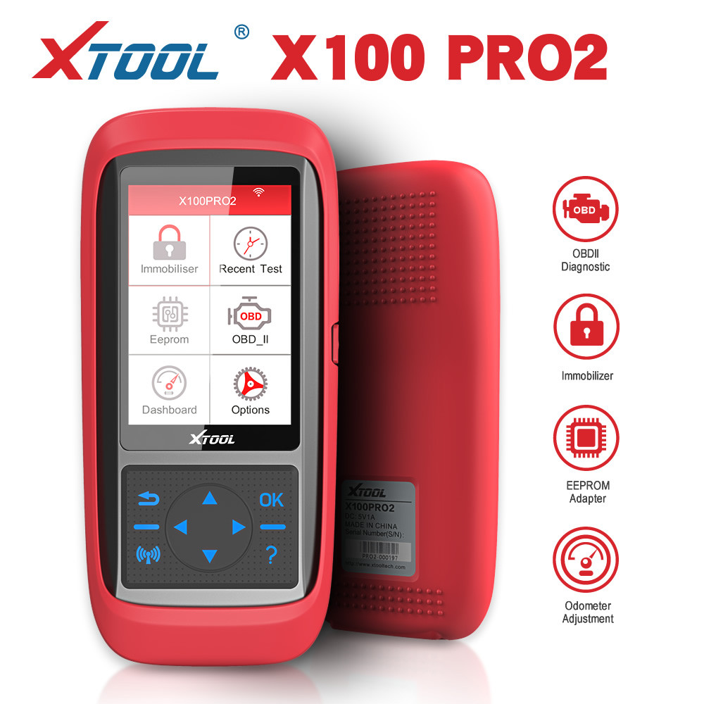 Dijamin XTOOL X100 Pro2 Auto Key Programmer with EEPROM Adapter Replace of Xtool X100 PRO MPUWZ term
