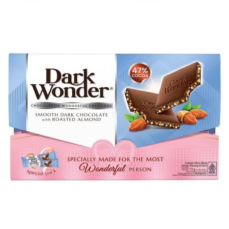 

PROMO Dark Wonder Edisi Valentine Smooth Cokelat Hitam Almond Panggang Spesial Pack 2 x 56 gr an-140