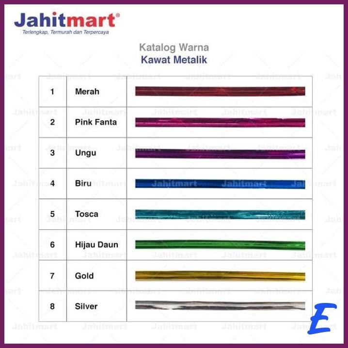 

| JH | KAWAT METALIK ROLL / KAWAT KADO / KAWAT SOUVENIR