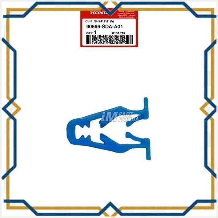 [IMP] 90666-SDA-A01 CLIP JEPIT COVER MOTOR CLIP SNAP FIT