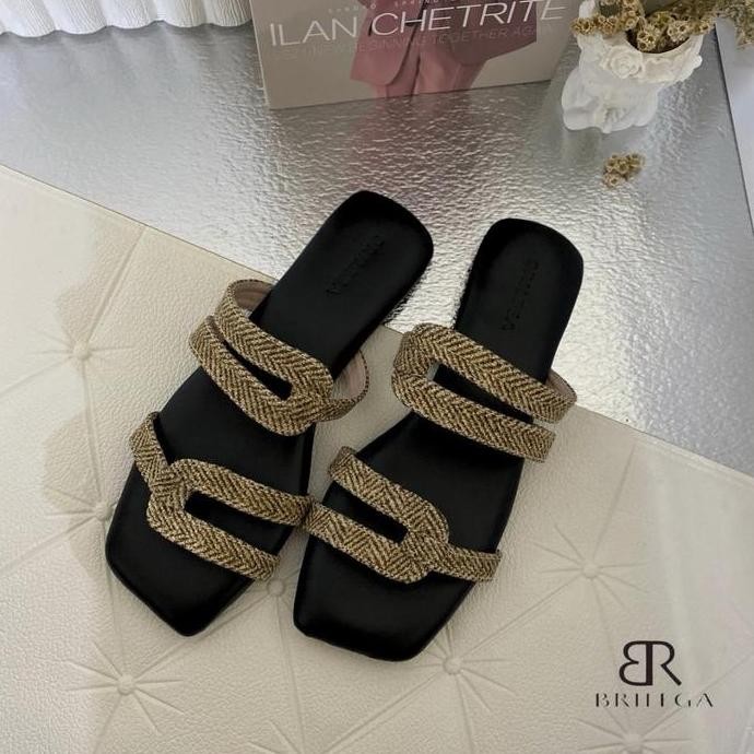Parling Laris Brilega Freya Sandal Teplek Wanita Dengan Design Yang Elegan Dan Simple Serta Nyaman D