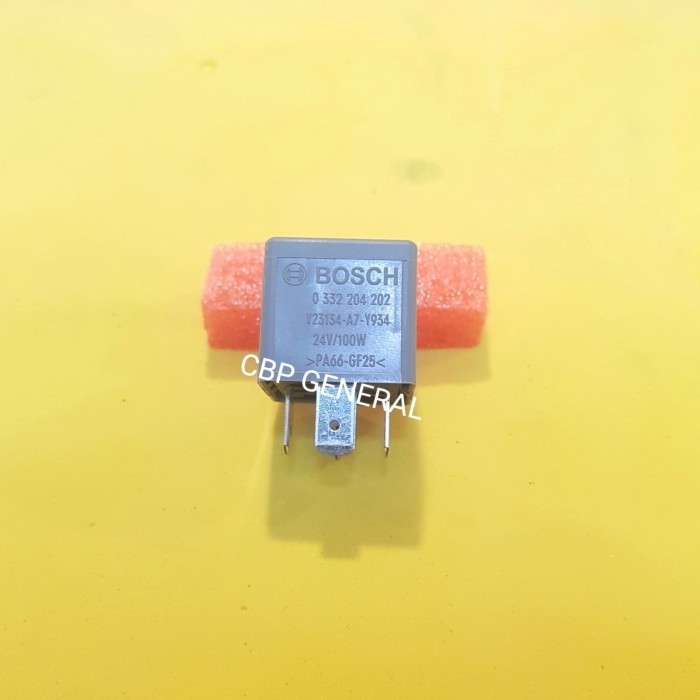 Rellay / Relay / Relai Bosch Pa66-Gf25 5 Kaki 24V 100W
