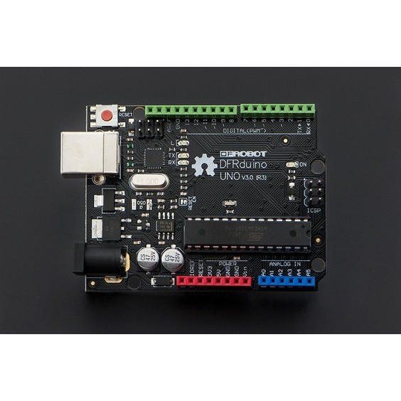 Dfduino Uno R3 Like Arduino Uno From Dfrobot Original Black Pcb