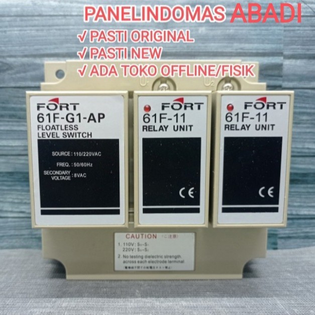 Wlc Water Level Control 2 Tangki 61F-G1-Ap Fort Sensor Air Fort
