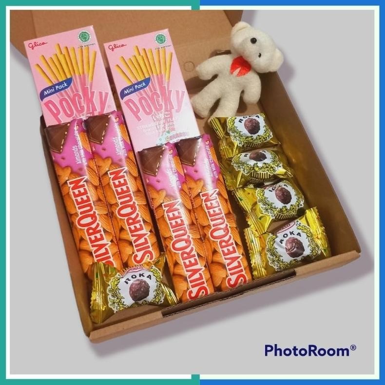 

VIRAL Hampers Coklat Valentine Hampers Hadiah Coklat Kado Pacar Hadiah Coklat Valentine days Silverqueen chungkybar pocky roka hadiah ultah wisuda graduation valentine JH85