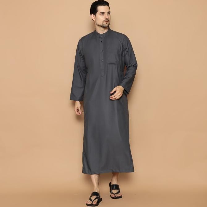 Gamis Jubah Pria Premium Bahan Import Gamis Exlusive Pria