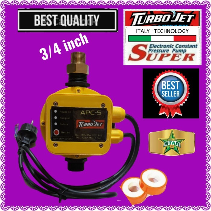 Otomatis Digital York Pompa Booster Pendorong Air Toren 01 Ppressure