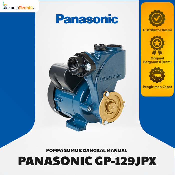 Mesin Pompa Air Sumur Dangkal Manual Panasonic Gp-129Jpx Gp-129 Jpx