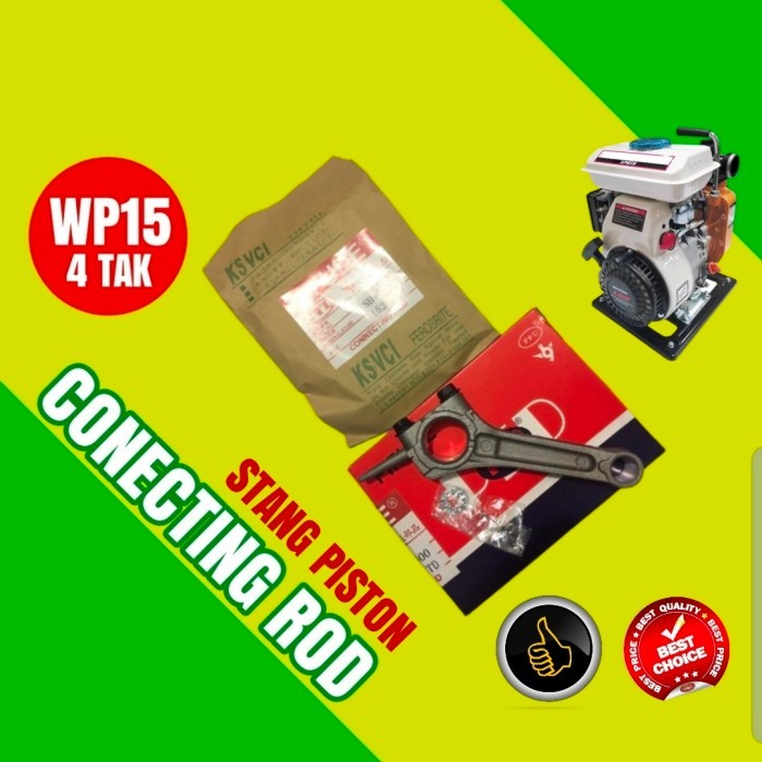Wp15 - 4 Tak Conrod / Stang Seher / Stang Piston Mesin Pompa Air