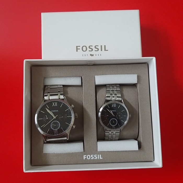 TERJAMIN fossil watch couple set BQ2469 set