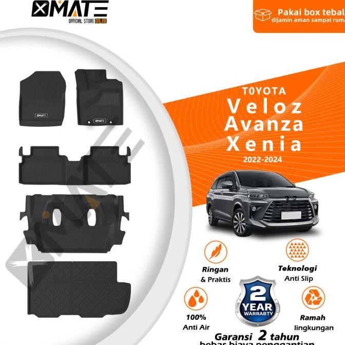 Karpet Mobil 3D Toyota  All New Veloz / Avanza / Xenia (2022-2024)  Karpet Mobil Premium Xpe+Tpe Ant