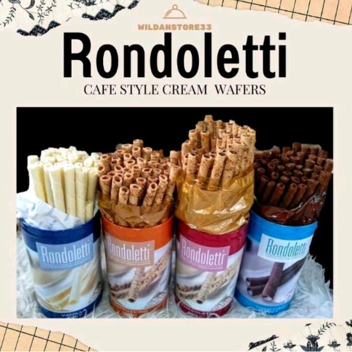 

Astor rondeliti 400gr Varian Cream Vanila Coklat 1 dus isi 12 kaleng