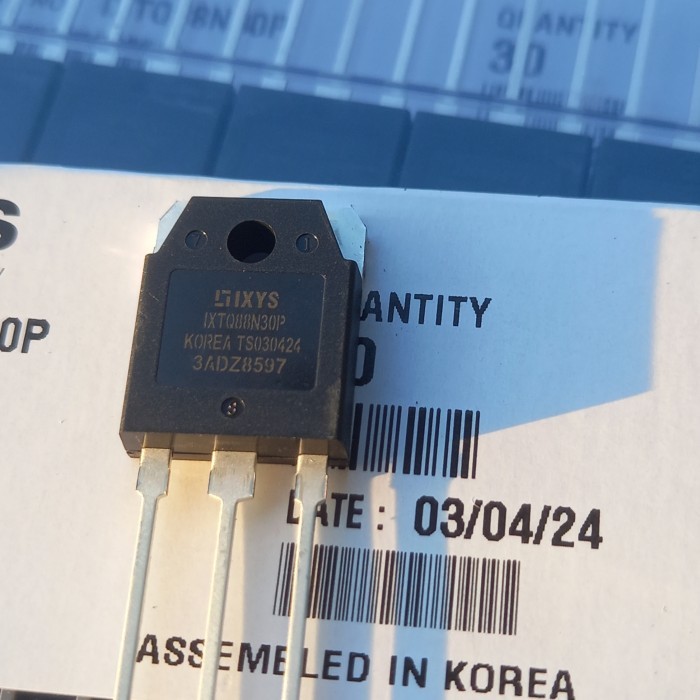 

mosfet ixtq88n30 orginal no great no kw