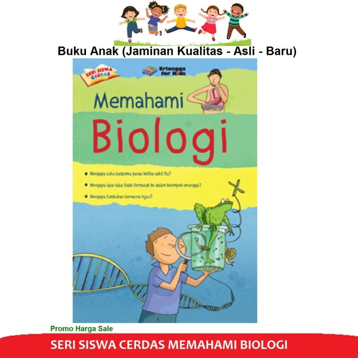 

Buku Pengetahuan Siswa Cerdas Memahami Biologi Usborne Terjemahan Asli