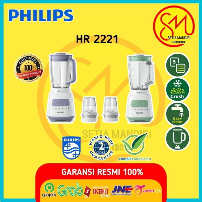 Philips Hr2221 Blender 5000 Series 2L Plastic - Hr2221/00