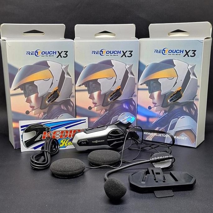 BLUETOOTH INTERCOM HELM GEARELEC | BLUETOOTH HELM INTERKOM ( WATER PROOF ) Headset INTERCOM Terlaris
