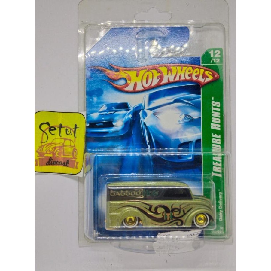 HOT WHEELS HOTWHEELS DAIRY DELIVERY SUPER TREASURE HUNTS $TH GOLD RARE