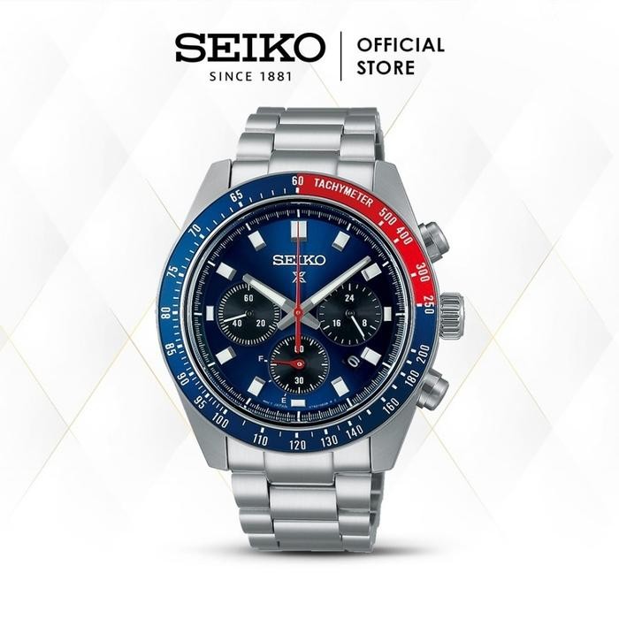 Seiko Prospex Speedtimer Solar Chronograph Pepsi SSC913P1 SSC913 Original