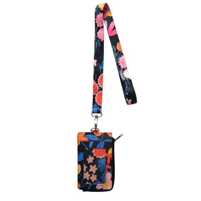 

TERLARIS! Lanyard ID Card Holder Wallet SETAMAN Kamalika Artprints