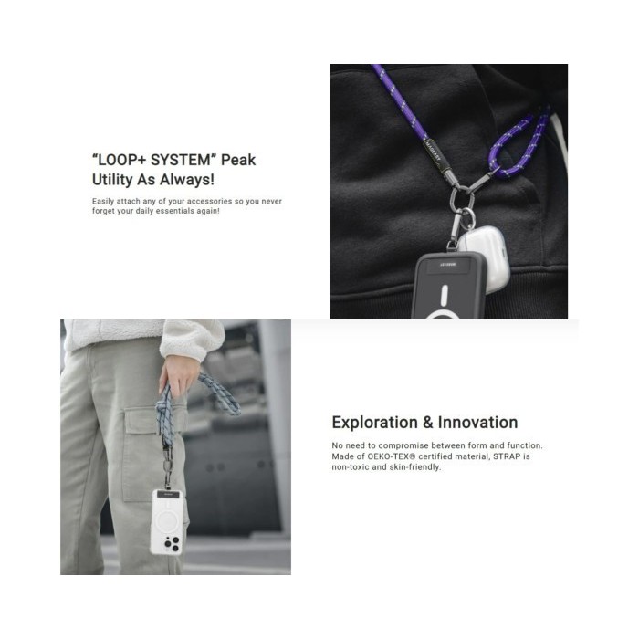 

Strap MagEasy Rope Strap Card Lanyard Universal Adjustable Length