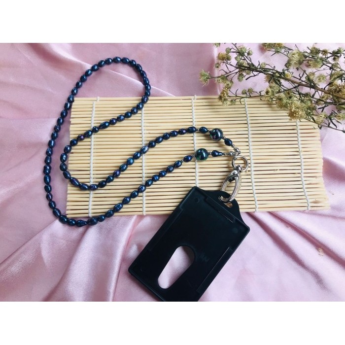 

Strap Lanyard TaKalung Gantungan ID Card Mutiara Air Tawar